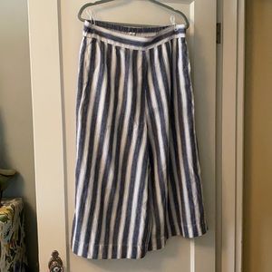 Madewell Wide Leg Cropped Pants